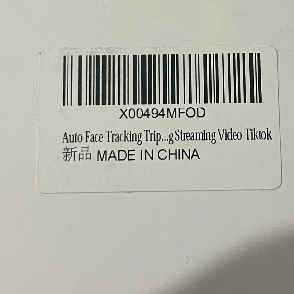 NIB ES-B180 Black Portable Face Tracking Tripod Stand Compatible for Smartphone